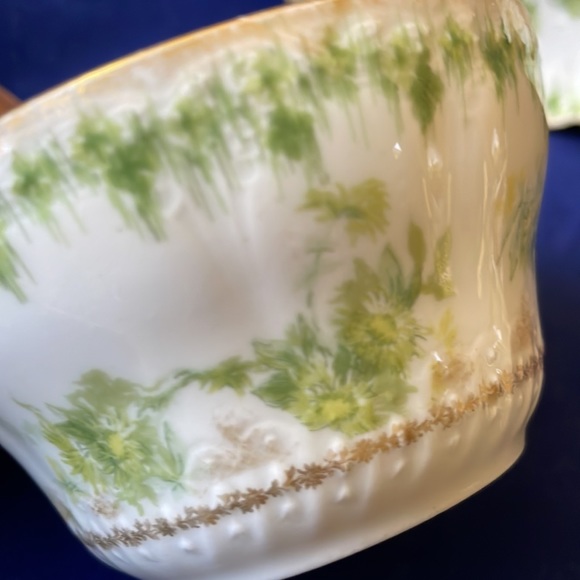 GDA Limoges France porcelain tea cup & saucer set antique - Picture 12 of 13